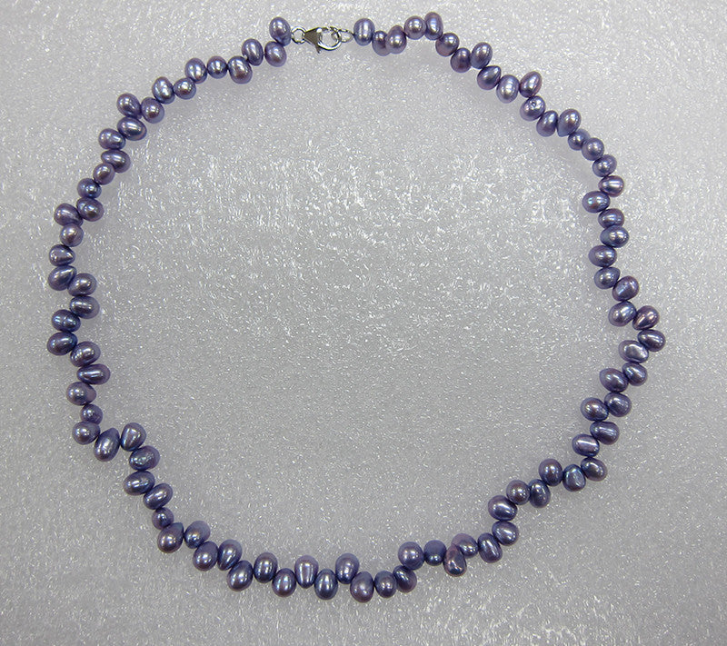 Sterling Silver Freshwater Pearl Necklace - Wing Wo Hing Jewelry Group - Pearl Jewelry Manufacturer