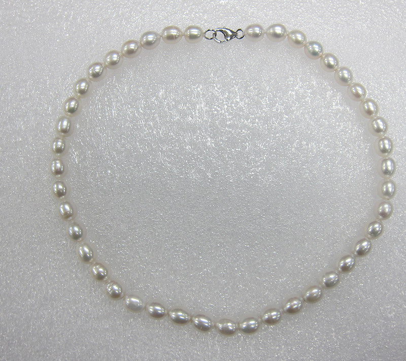 Sterling Silver Freshwater Pearl Necklace - Wing Wo Hing Jewelry Group - Pearl Jewelry Manufacturer