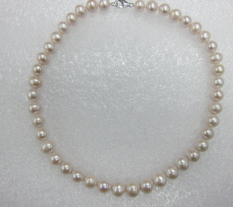 Sterling Silver Freshwater Pearl Necklace - Wing Wo Hing Jewelry Group - Pearl Jewelry Manufacturer