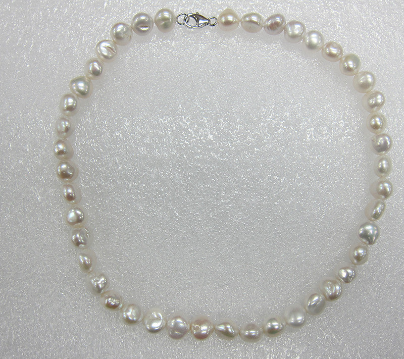 Sterling Silver Freshwater Pearl Necklace - Wing Wo Hing Jewelry Group - Pearl Jewelry Manufacturer