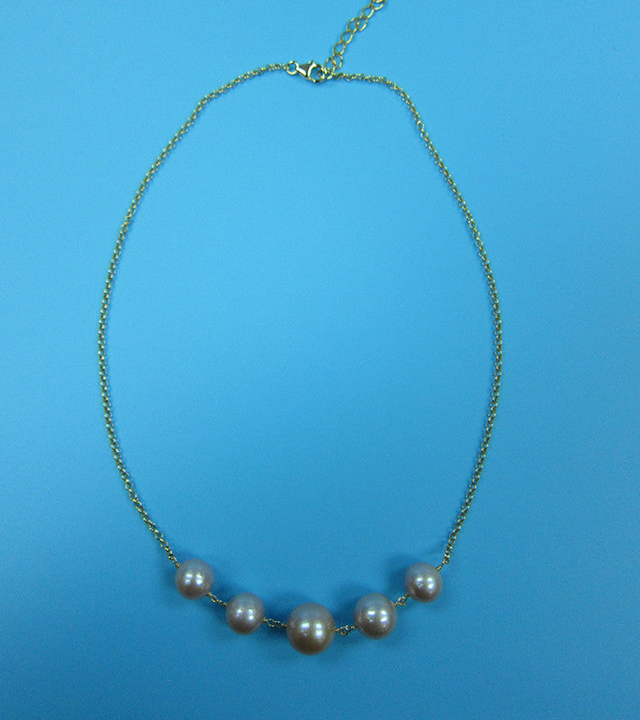 Sterling Silver Freshwater Pearl Necklace - Wing Wo Hing Jewelry Group - Pearl Jewelry Manufacturer
