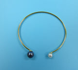 Sterling Silver Freshwater Pearl Bangle - Wing Wo Hing Jewelry Group - Pearl Jewelry Manufacturer