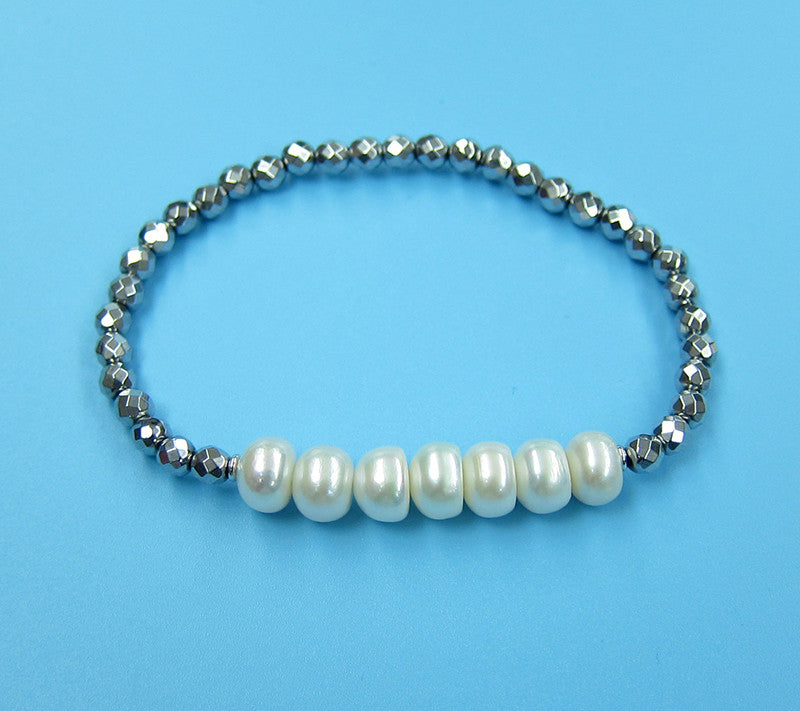 Sterling Silver Freshwater Pearl Bracelet - Wing Wo Hing Jewelry Group - Pearl Jewelry Manufacturer