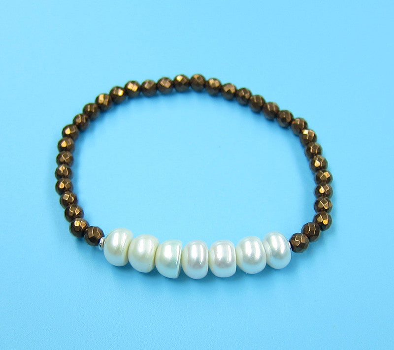 Sterling Silver Freshwater Pearl Bracelet - Wing Wo Hing Jewelry Group - Pearl Jewelry Manufacturer