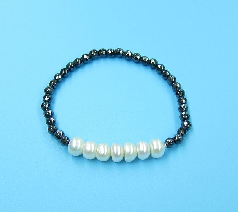 Sterling Silver Freshwater Pearl Bracelet - Wing Wo Hing Jewelry Group - Pearl Jewelry Manufacturer