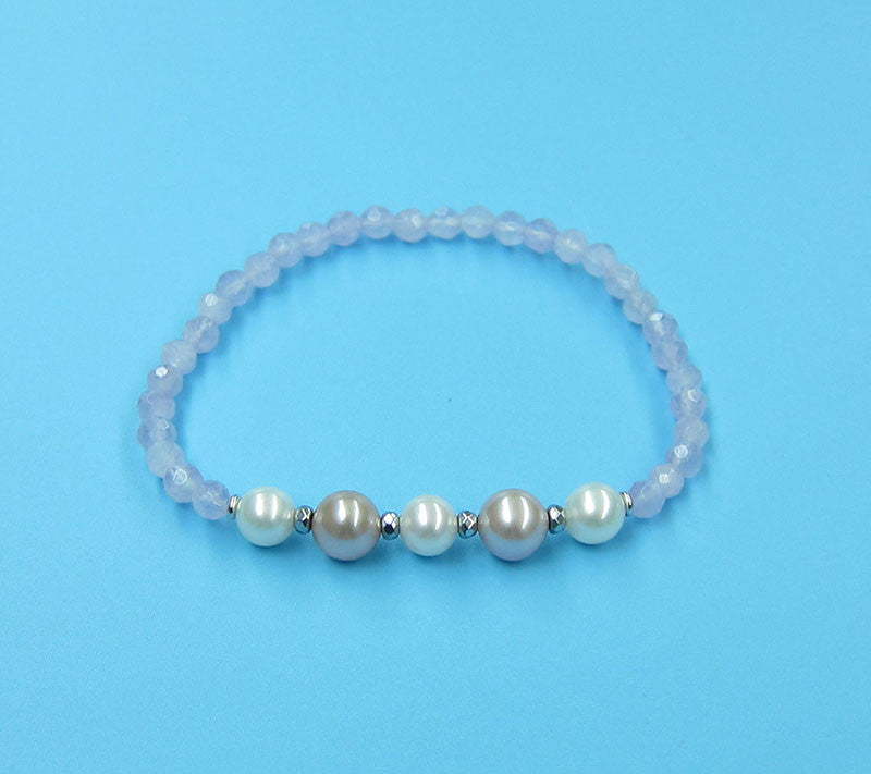 Sterling Silver Freshwater Pearl Bracelet - Wing Wo Hing Jewelry Group - Pearl Jewelry Manufacturer