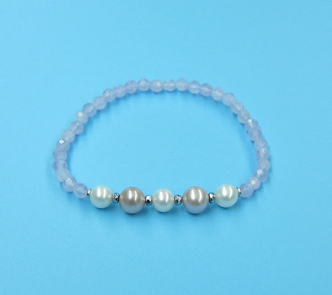 Sterling Silver Freshwater Pearl Bracelet