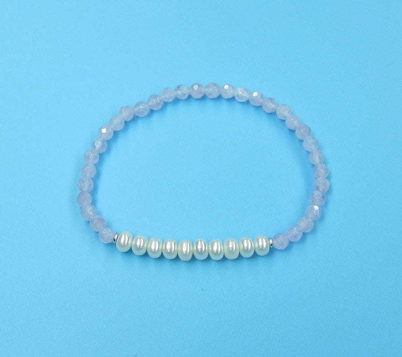 Sterling Silver Freshwater Pearl Bracelet - Wing Wo Hing Jewelry Group - Pearl Jewelry Manufacturer