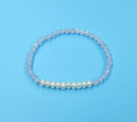 Sterling Silver Freshwater Pearl Bracelet