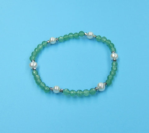 Sterling Silver Freshwater Pearl Bracelet