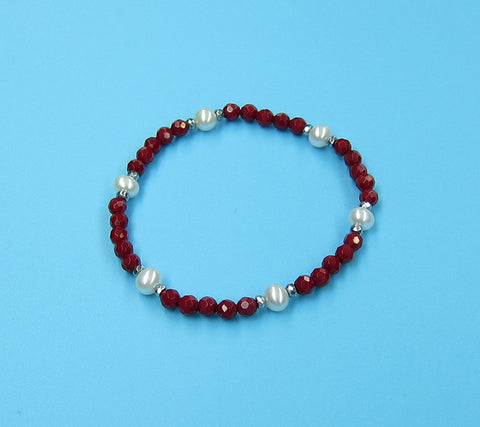 Sterling Silver Freshwater Pearl Bracelet