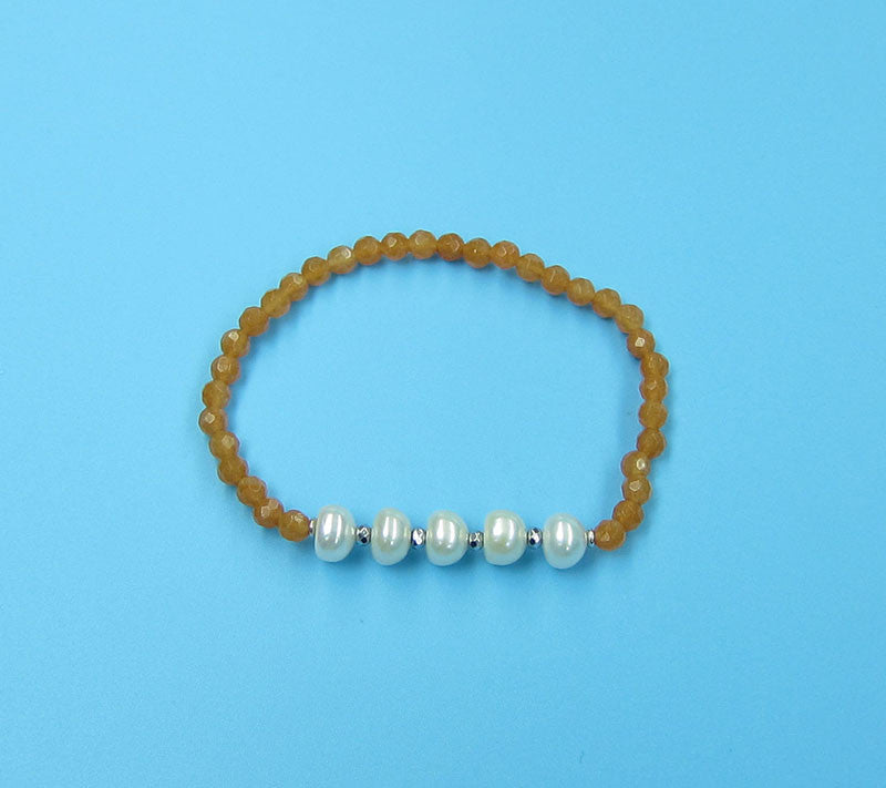 Sterling Silver Freshwater Pearl Bracelet - Wing Wo Hing Jewelry Group - Pearl Jewelry Manufacturer