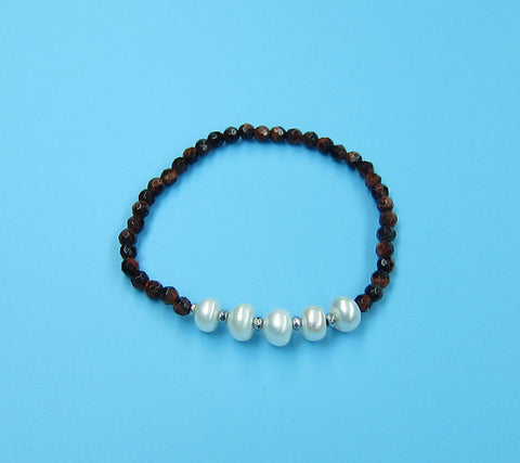 Sterling Silver Freshwater Pearl Bracelet