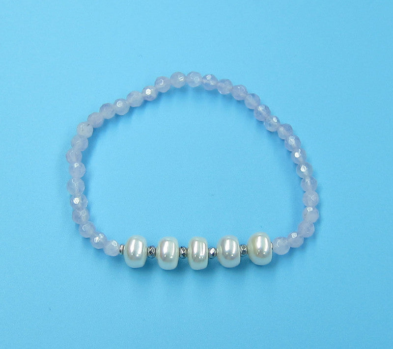 Sterling Silver Freshwater Pearl Bracelet - Wing Wo Hing Jewelry Group - Pearl Jewelry Manufacturer
