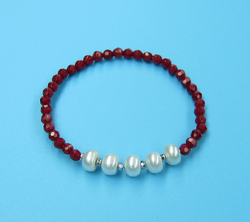 Sterling Silver Freshwater Pearl Bracelet - Wing Wo Hing Jewelry Group - Pearl Jewelry Manufacturer