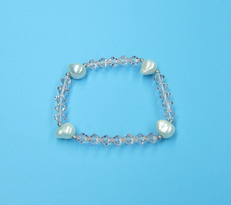 Sterling Silver Freshwater Pearl Bracelet - Wing Wo Hing Jewelry Group - Pearl Jewelry Manufacturer