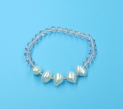 Sterling Silver Freshwater Pearl Bracelet