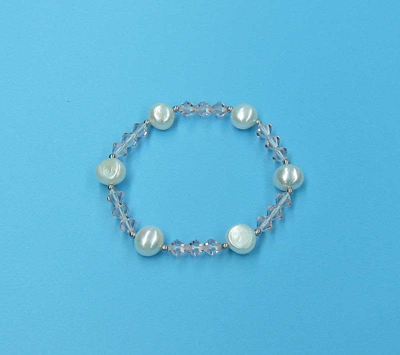 Sterling Silver Freshwater Pearl Bracelet - Wing Wo Hing Jewelry Group - Pearl Jewelry Manufacturer