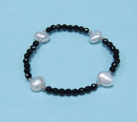 Sterling Silver Freshwater Pearl Bracelet