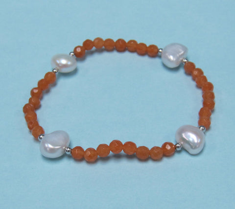 Sterling Silver Freshwater Pearl Bracelet