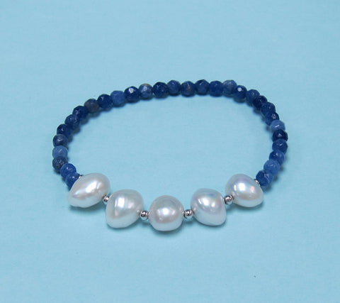 Sterling Silver Freshwater Pearl Bracelet