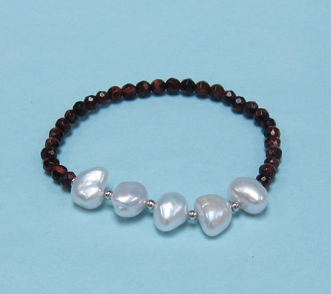 Sterling Silver Freshwater Pearl Bracelet