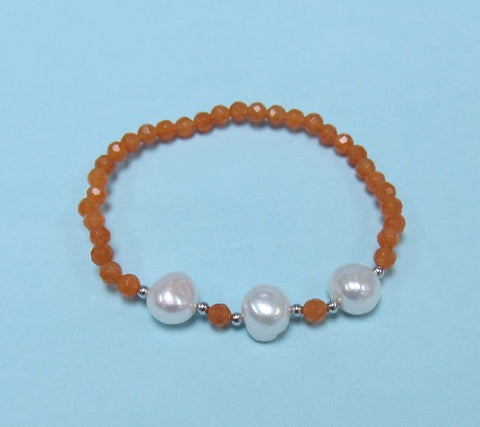 Sterling Silver Freshwater Pearl Bracelet