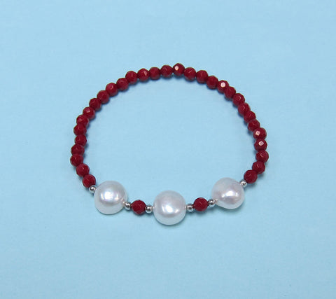 Sterling Silver Freshwater Pearl Bracelet