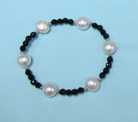 Sterling Silver Freshwater Pearl Bracelet