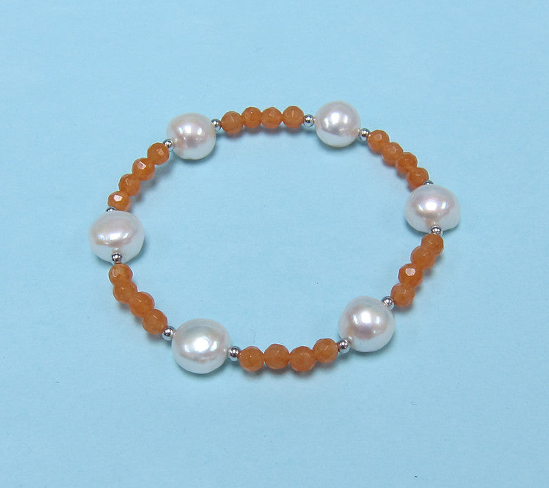 Sterling Silver Freshwater Pearl Bracelet - Wing Wo Hing Jewelry Group - Pearl Jewelry Manufacturer
