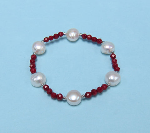 Sterling Silver Freshwater Pearl Bracelet