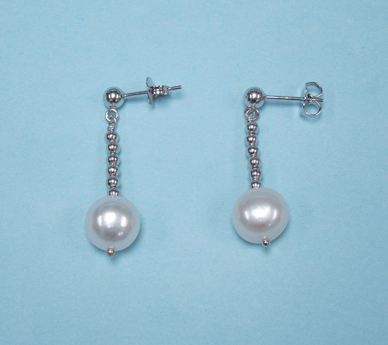 Sterling Silver Freshwater Pearl Earrings - Wing Wo Hing Jewelry Group - Pearl Jewelry Manufacturer