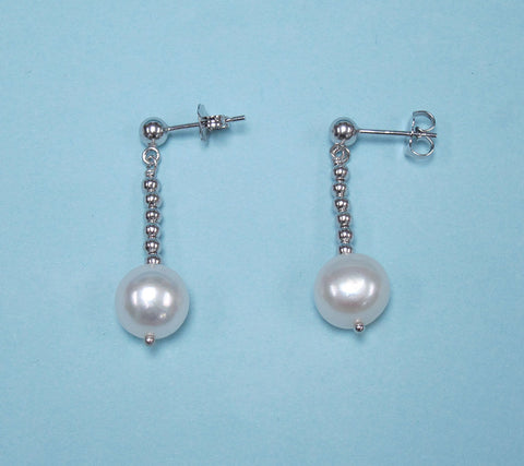 Sterling Silver Freshwater Pearl Earrings