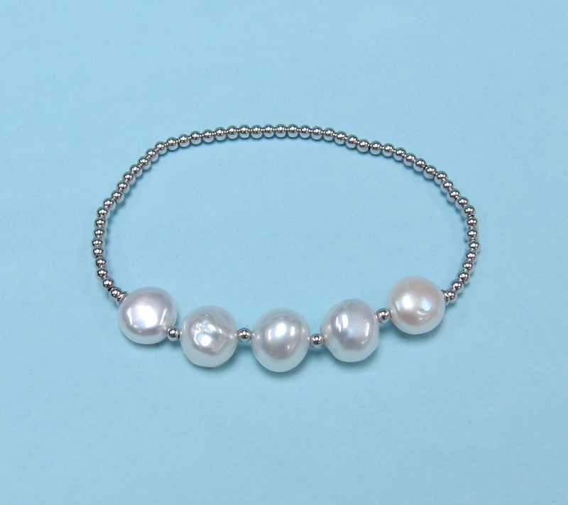 Sterling Silver Freshwater Pearl Bracelet - Wing Wo Hing Jewelry Group - Pearl Jewelry Manufacturer