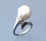 Sterling Silver Freshwater Pearl Ring - Wing Wo Hing Jewelry Group - Pearl Jewelry Manufacturer