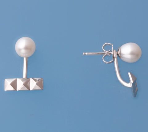 Sterling Silver Freshwater Pearl Earrings