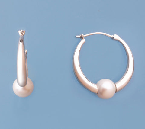 Sterling Silver Freshwater Pearl Earrings