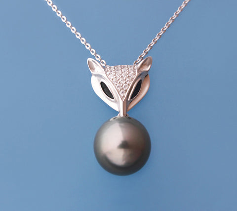 Sterling Silver Tahitian Pearl Pendant