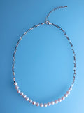 mikimoto style pearl necklace chain freshwater pearl wholesale