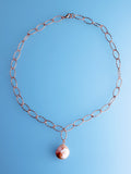 Natural Color Freshwater Pearl Sparkle Necklace